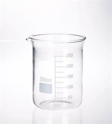 Vaso precipitado forma baja vidrio 250 ml.