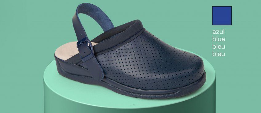 Zueco sanitario anatómico con tira ref