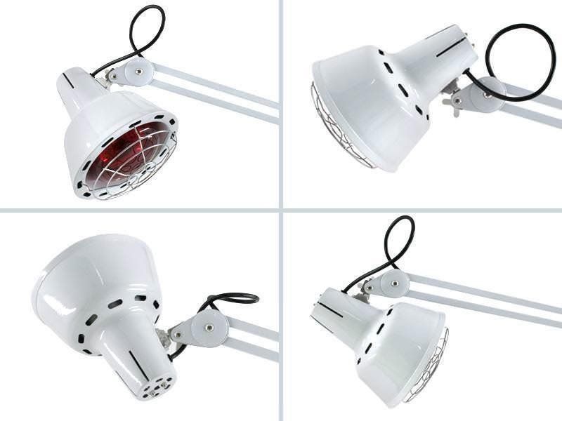 Lámpara infrarrojos con base rodable y brazo articulado ref. 11162