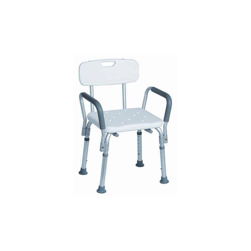 Silla de ducha con reposabrazos ref