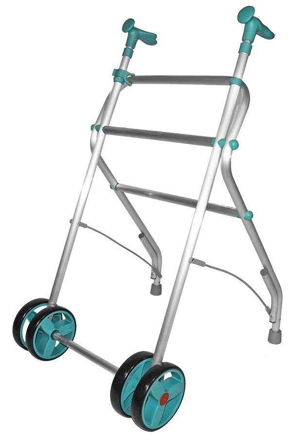 Andador aluminio plegable ref